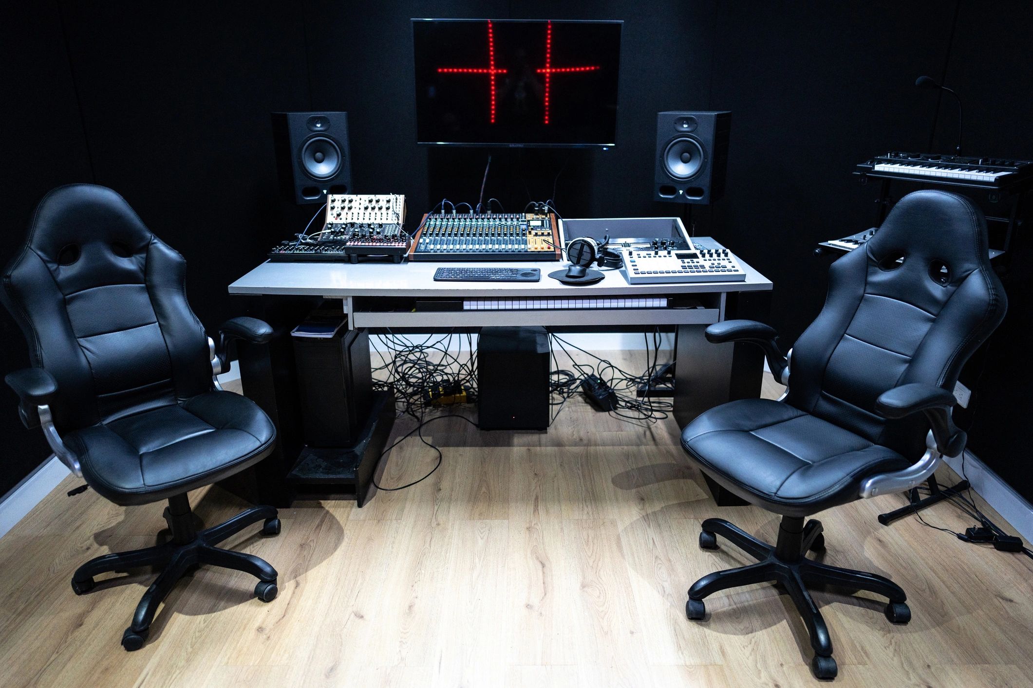 Recording studio interior
